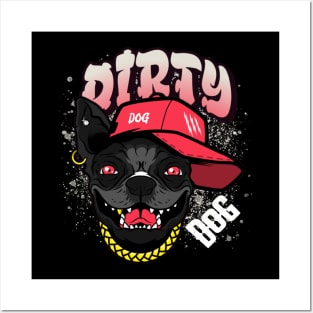 dirty dog Posters and Art